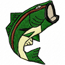 Fishes Embroidery Design 12 Fishes Embroidery Design 12